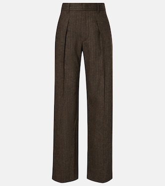 Lisetta chalk stripe wide-leg suit pants | Isabel Marant