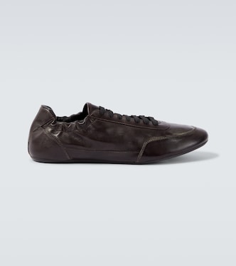 Collapse leather sneakers | Prada