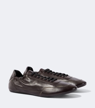 Collapse leather sneakers | Prada