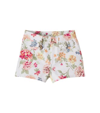 Floral cotton shorts | Chloé Kids
