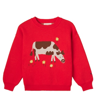 Jacquard cotton sweater | Bobo Choses