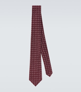 Corbata de jacquard de seda | Charvet