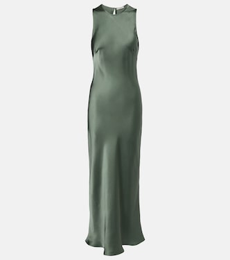 Tallin silk maxi dress | Asceno