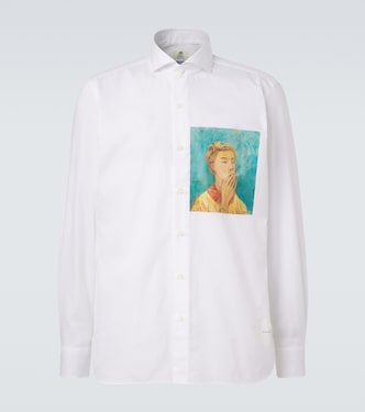 x Luigi Borrelli printed cotton shirt | Junya Watanabe