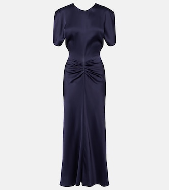 Abito midi Bela in raso | Victoria Beckham