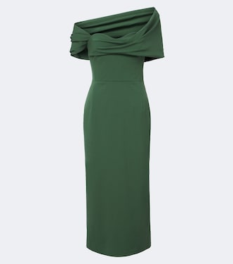 Vestido de cóctel en mezcla de lana | Carolina Herrera