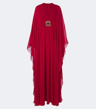 Embellished silk chiffon kaftan | Elie Saab