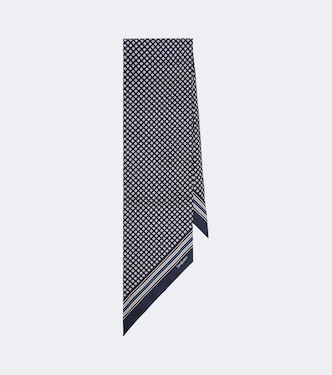 Sciarpa in jacquard di seta | Saint Laurent