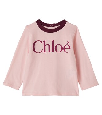 Logo cotton jersey T-shirt | Chloé Kids