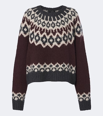 Isaline Fair Isle cashmere and silk sweater | Nili Lotan