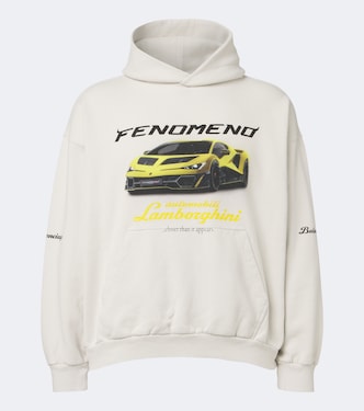 X Lamborghini Hoodie aus Baumwoll-Jersey | Balenciaga