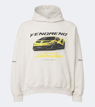 X Lamborghini Hoodie aus Baumwoll-Jersey | Balenciaga