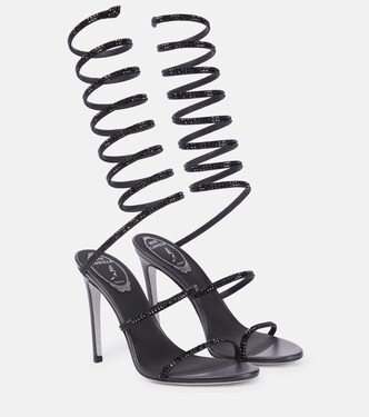 Sandali Cleo in pelle con cristalli | Rene Caovilla