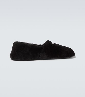 Shearling slippers | Prada