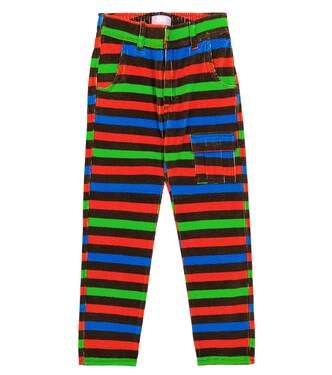 Pinstripe stretch-cotton pants | ERL Kids