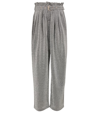 Pantalon ample en Lurex® mélangé | Balmain
