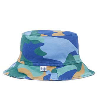Camouflage twill bucket hat | Il Gufo