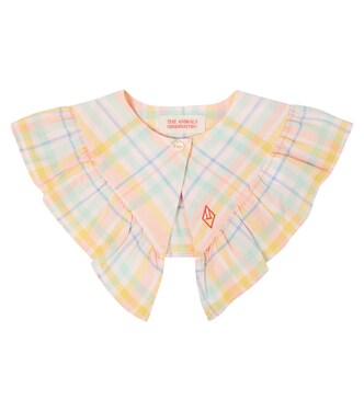 Hawk checked cotton collar | The Animals Observatory