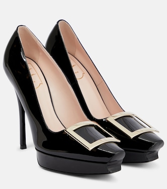 Belle Vivier patent leather platform pumps | Roger Vivier