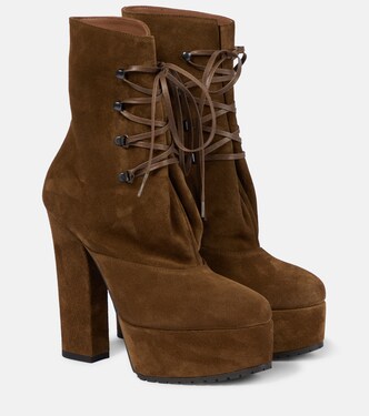 Trekk suede ankle boots | Alaïa