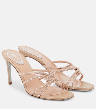 Embellished suede mules | Rene Caovilla