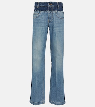 Paneled high-rise wide-leg jeans | Stella McCartney