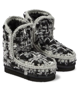 Tartan wool boots | Mou Kids