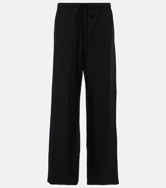 莱赛尔纤维与亚麻阔腿裤 | Toteme