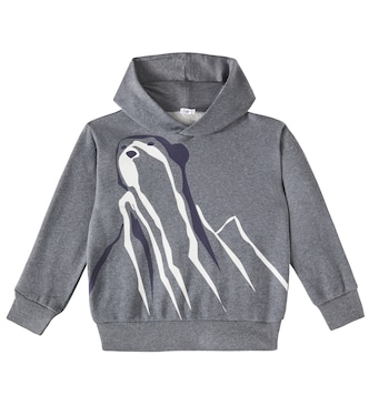 Printed cotton jersey sweatshirt | Il Gufo