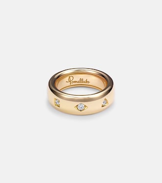 Iconica 18kt rose gold ring with diamonds | Pomellato