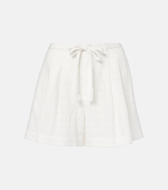 Chantal broderie anglaise cotton shorts | Poupette St Barth