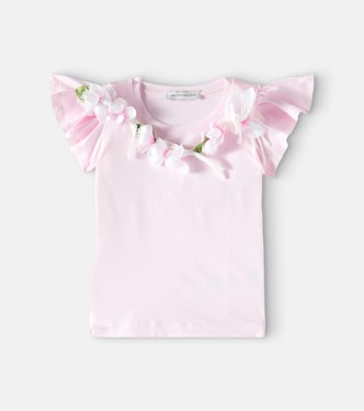 T-shirt en coton mélangé | Monnalisa