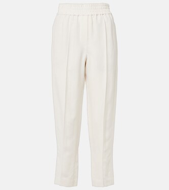 Twill tapered pants | Brunello Cucinelli