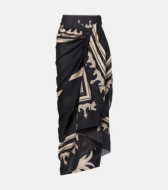 Pareo de algodón estampado | Johanna Ortiz