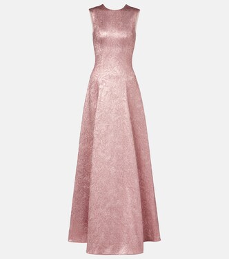 Robe longue Nodin en seersucker | Emilia Wickstead