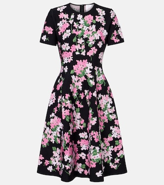 Robe à fleurs | Carolina Herrera