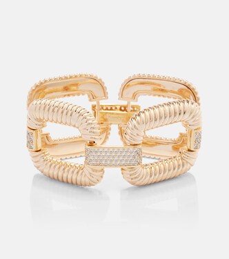 Armband Knocker mit Kristallen | Self-Portrait