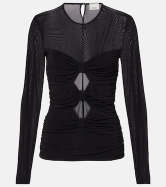 Gladice cutout gathered jersey top | Isabel Marant