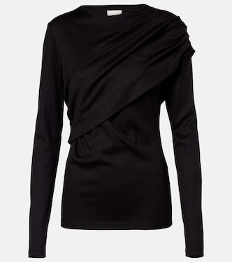 Asna draped virgin wool top | Isabel Marant