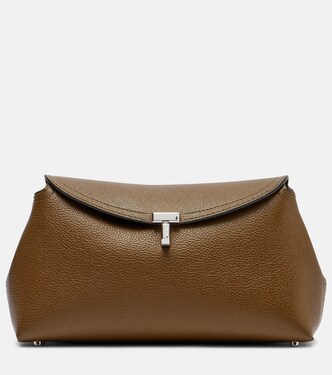 T-Lock leather clutch | Toteme