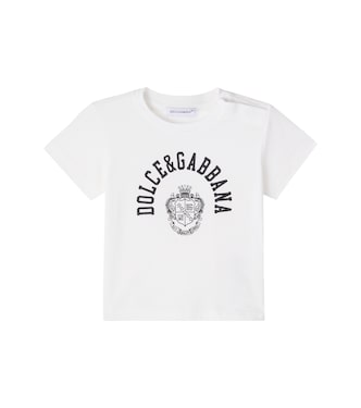 Baby logo cotton jersey T-shirt | Dolce&Gabbana Kids