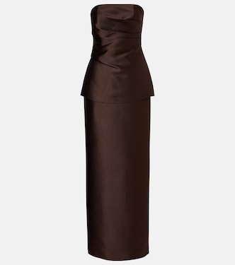 Robe Lucille aus Satin | Solace London