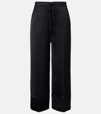 Satin wide-leg pants | Toteme