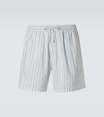 Bermuda-Shorts Julian aus Seide und Baumwolle | Umit Benan