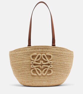 Paula's Ibiza Eclipse Medium raffia basket bag | Loewe