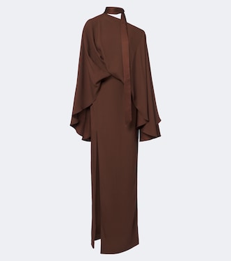 Vestido largo Brooks con pañuelo | Taller Marmo