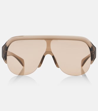 Logo shield sunglasses | Gucci