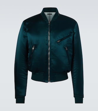 Satin bomber jacket | Tom Ford