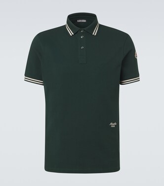 Cotton piqué polo shirt | Moncler