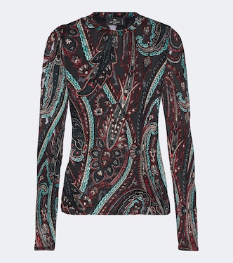 Patch-appliqué paisley top | Etro